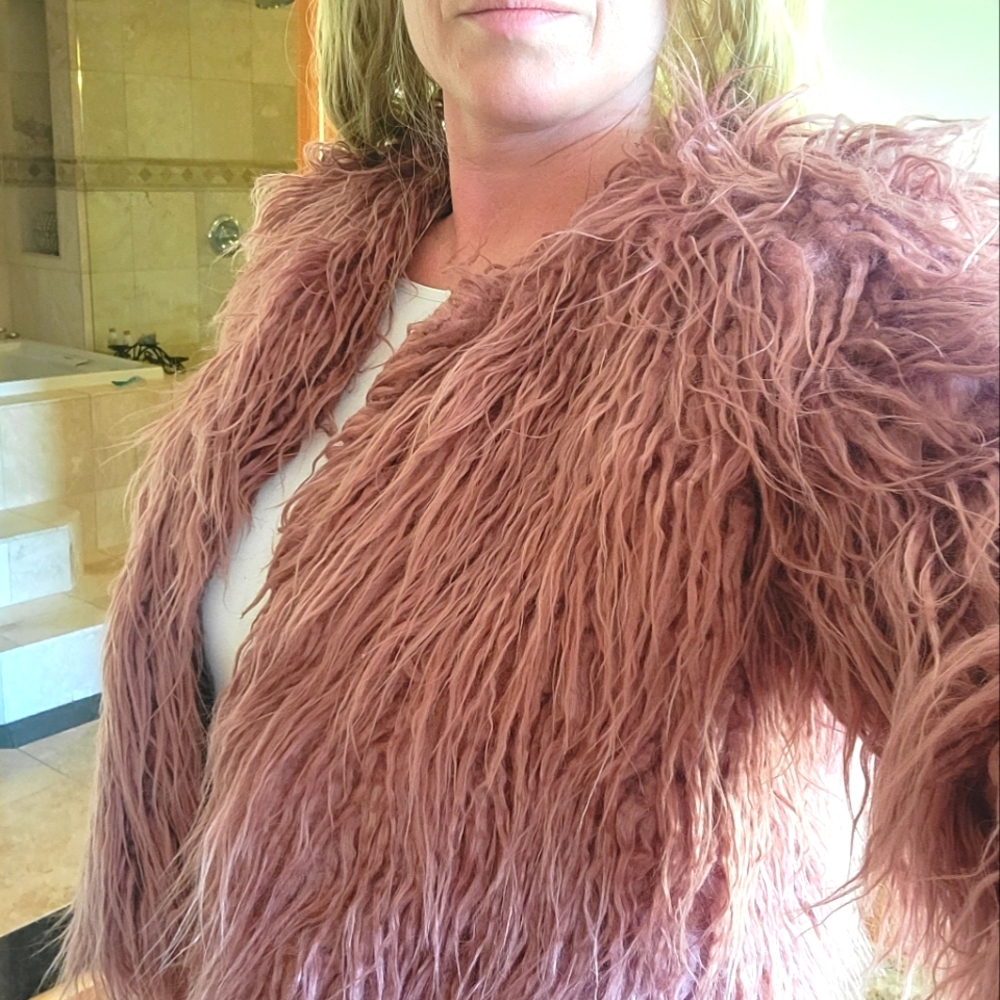 Free People faux Fur Jacket